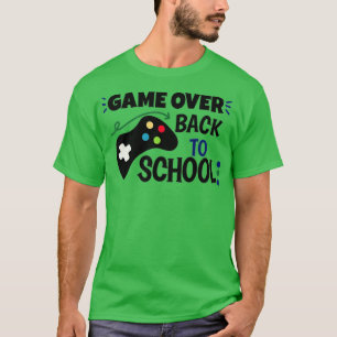 Camiseta Voltar ao Jogo Engraçado da Escola sobre o Profess