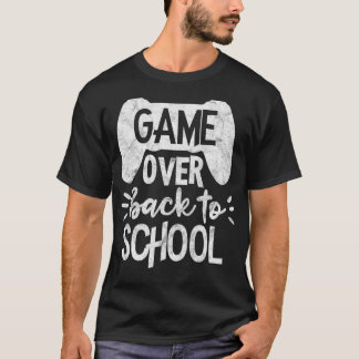 Camiseta Voltar ao Jogo Engraçado da Escola sobre o Profess
