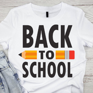 Camiseta Voltar ao Lápis da Escola