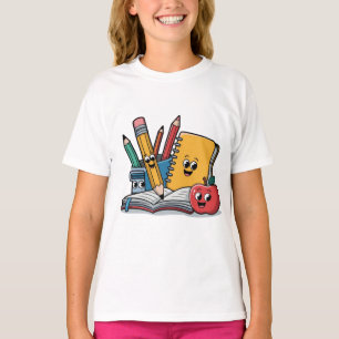 Camiseta Voltar ao material escolar