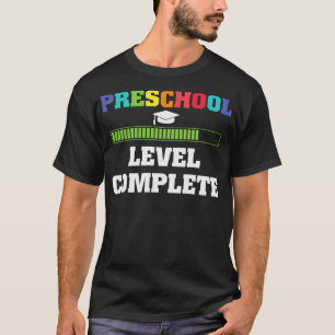 Camiseta Voltar ao nível pré-escolar completo