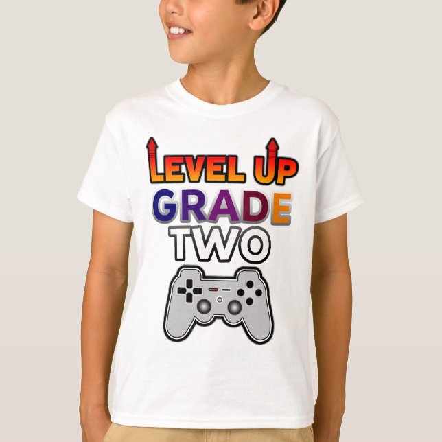 Camiseta Voltar ao Nível Superior Escolar Grau 2 (Frente)