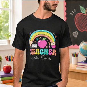 Camiseta Voltar ao Nome Personalizado do Coquette Escolar