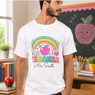 Camiseta Voltar ao Nome Personalizado do Coquette Escolar