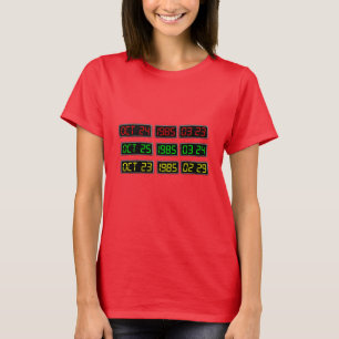 Camiseta Voltar aos anos 80 pela máquina do Viagem de temp