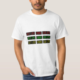 Camiseta Voltar aos anos 80 pela máquina do Viagem de tempo