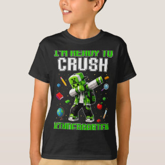 Camiseta Voltar às Aulas Jardim de Infância Meninos Jogador