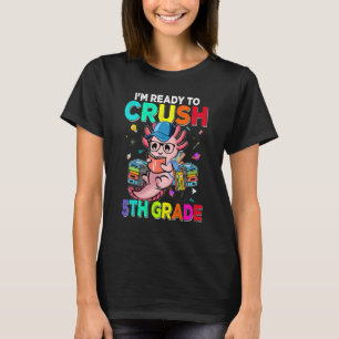 Camiseta Voltar às aulas primeiro dia Estou pronto para arr