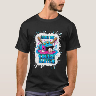 Camiseta Voltar às Escolas, Jogo Iniciado, Beisebol do Jard