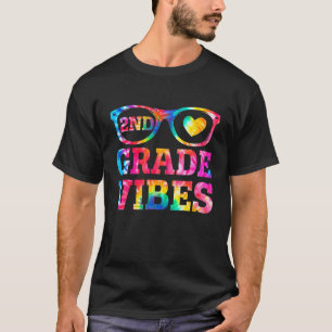 Camiseta Voltar às Escolas Tie Dye Óculos De Sol Víblias De