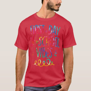 Camiseta Voltar às Víblias Feliz Primeiro Dia da Escola par