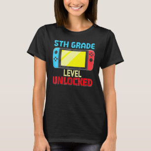 Camiseta Voltar às Video Games da Escola desbloqueado nível