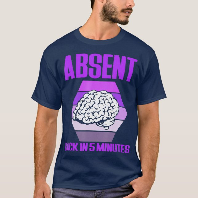 Camiseta Voltar Em 5 Minutos Sensibilização Para A Epilepsi (Frente)
