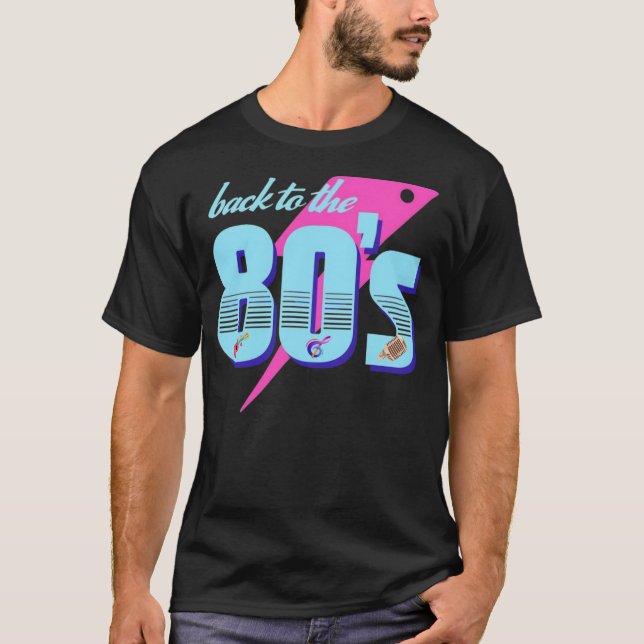 Camiseta Voltar para a Tela do anos 80 (Frente)