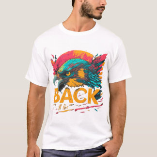 Camiseta Voltarei" Citando arte tipográfica