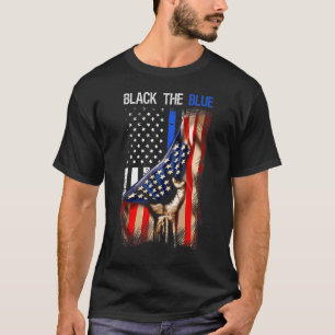 Camiseta Volte À Vintagem Da Bandeira Azul Americana
