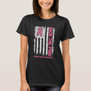 Camiseta Volte Ao Cancer De Bandeira Americano Rosa