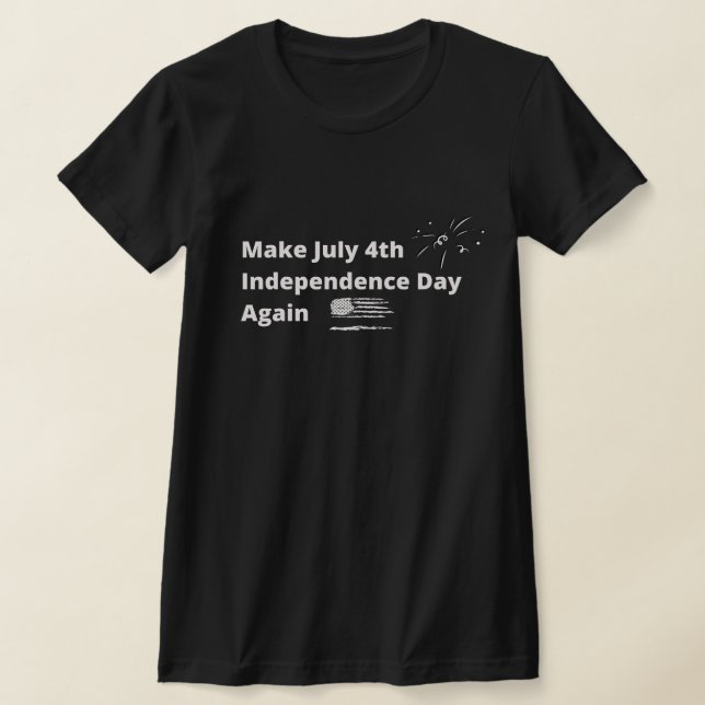 Camiseta Volte ao Dia da Independência do 4º de julho (Postura )