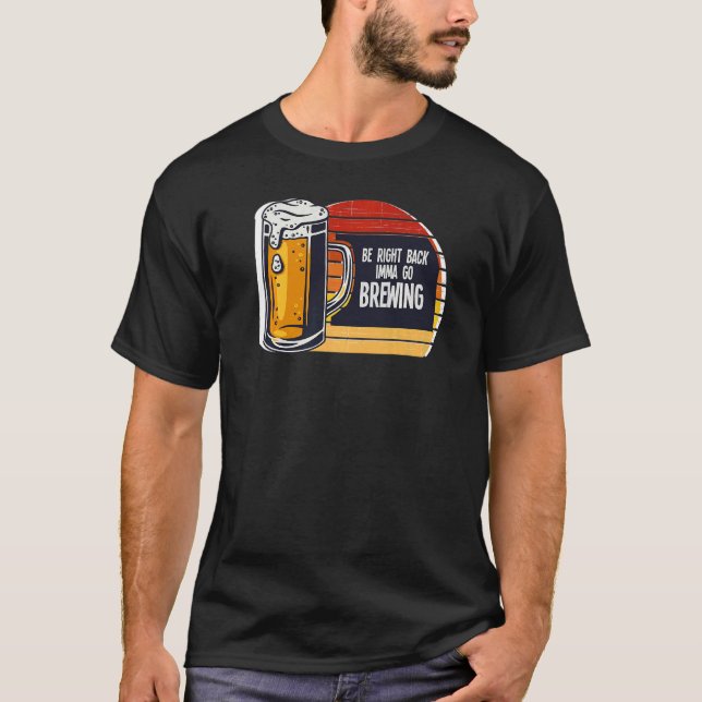 Camiseta Volte Logo, Vou Comer Cerveja. (Frente)