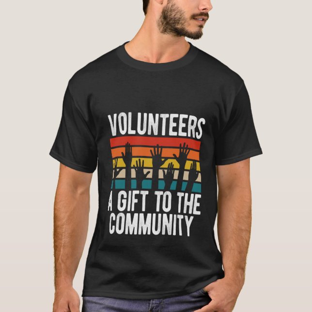 Camiseta Voluntariados A Para A Comunidade (Frente)