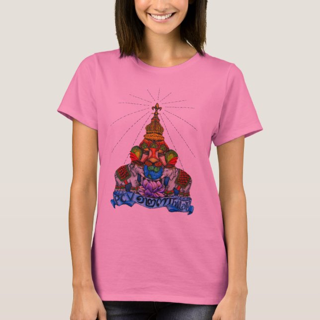 Camiseta Voluntário da Peace Corps na Tailândia (Frente)