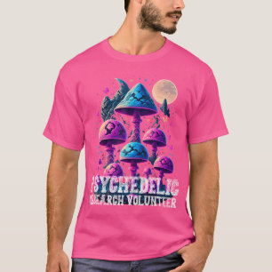 Camiseta Voluntário de Pesquisa de Cogumelo Psiquedélico Ca
