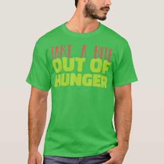 Camiseta Voluntário do Banco de comida alimentando outros m