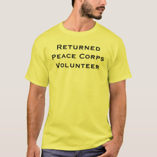 Camiseta Voluntário retornado do corpo de paz
