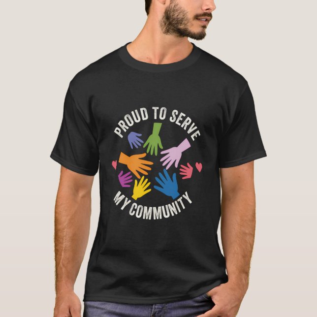 Camiseta Voluntários da Igreja Comunitária Apprec (Frente)