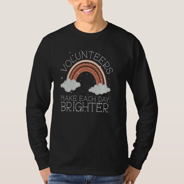 Camiseta Voluntários deixam cada dia mais claro (Frente)