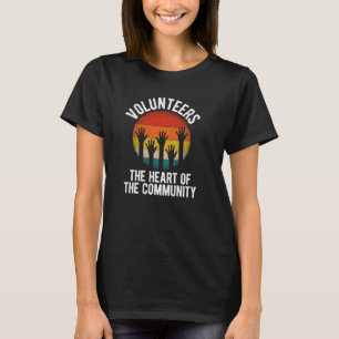 Camiseta Voluntários O Coração Da Comunidade