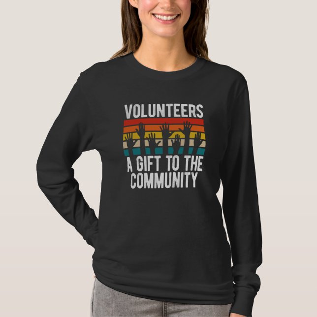 Camiseta Voluntários Para A Comunidade (Frente)