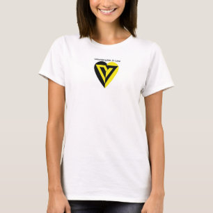 Camiseta Voluntaryism é amor - a camisola de alças da