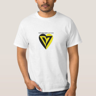 Camiseta Voluntaryism é amor - t-shirt