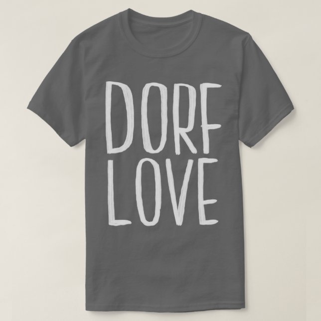 Camiseta Vom Dorf Dorfkind Dorf Love (Frente do Design)