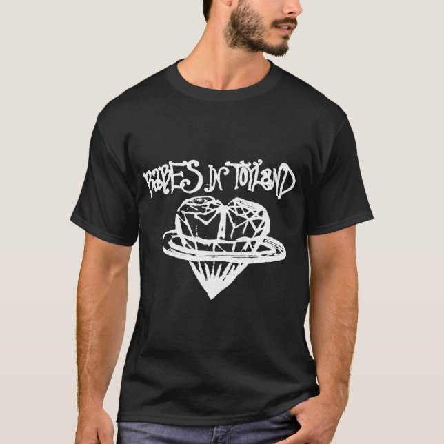 Camiseta vomitar meu coração' (branco) (Frente)