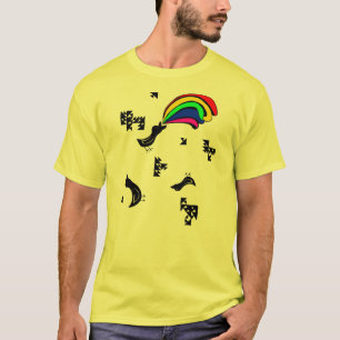 Camiseta vômito do arco-íris
