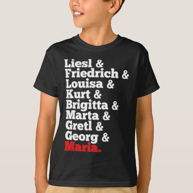 Camiseta Von Trapp Family Singers Sound Of Music (Frente)