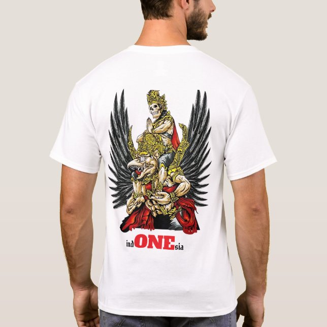 Camiseta Voo alto com a Garuda (Verso)