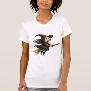 Camiseta Voo Alto, Feitiços De Feitiço: Camisa-T Gráfica De