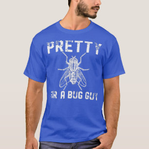 Camiseta Voo bonito Para Um Entomologista De Cara Voadora E