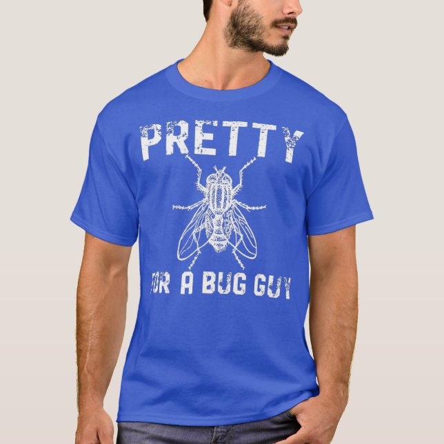 Camiseta Voo bonito Para Um Entomologista De Cara Voadora E (Frente)