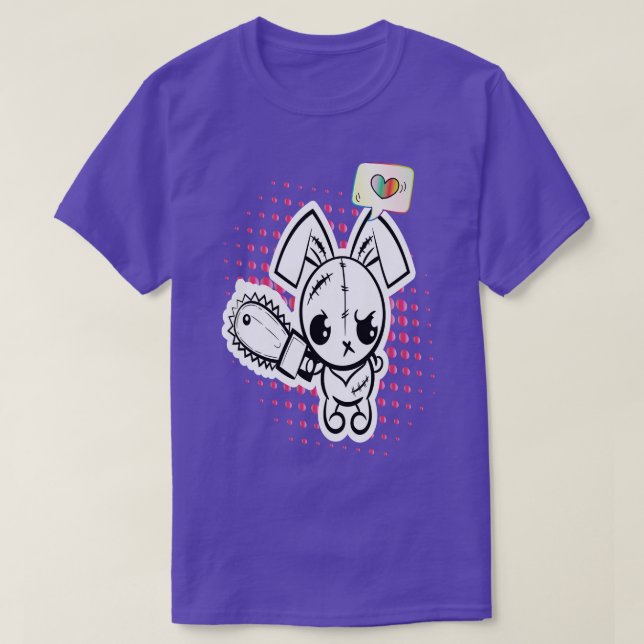 Camiseta Voo Bunny Heart (Frente do Design)