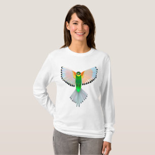 Camiseta Voo Colorido de Aves