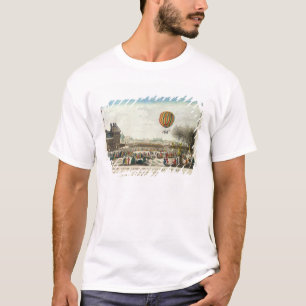 Camiseta Vôo de Jacques Charles e de Nicholas Robert