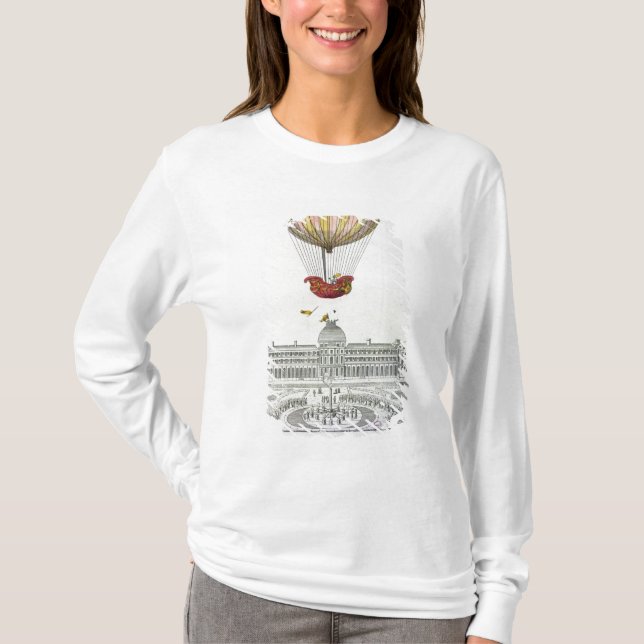 Camiseta Vôo de Jacques Charles e de Nicholas Robert (Frente)