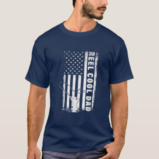 Camiseta Voo De Pai Legal Da Linha Pai 4 De Julho Pavilhão