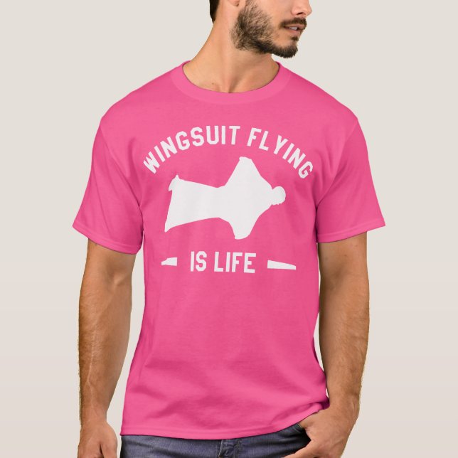 Camiseta Voo De Roupa É O Skydiver Da Vida (Frente)