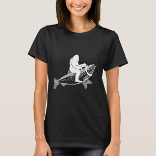 Camiseta Voo de Sasquatch com Pé Grande