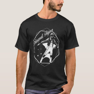 Camiseta Voo de Traje de Asa Piloto de Traje de Asa Asa Del